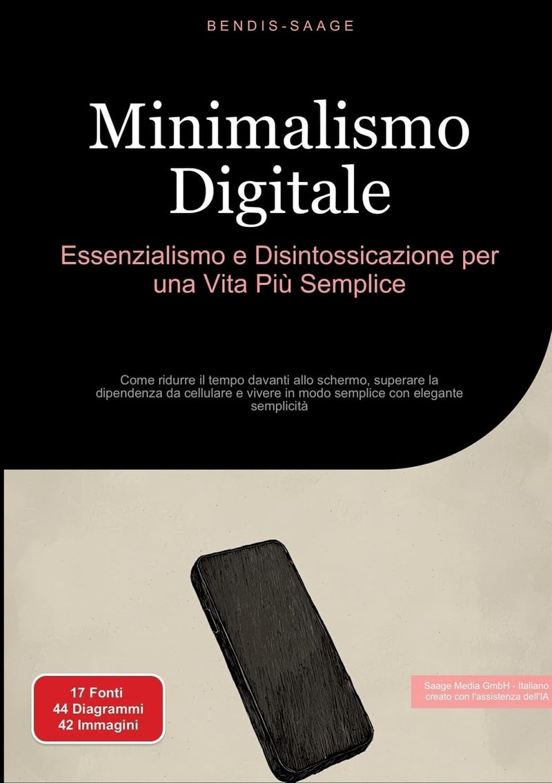 Minimalismo Digitale: Essenzialismo e Disintossicazione per una Vita Più Semplice: Come ridurre il tempo davanti allo schermo, superare la dipendenza ... in modo semplice con elegante semplicità 