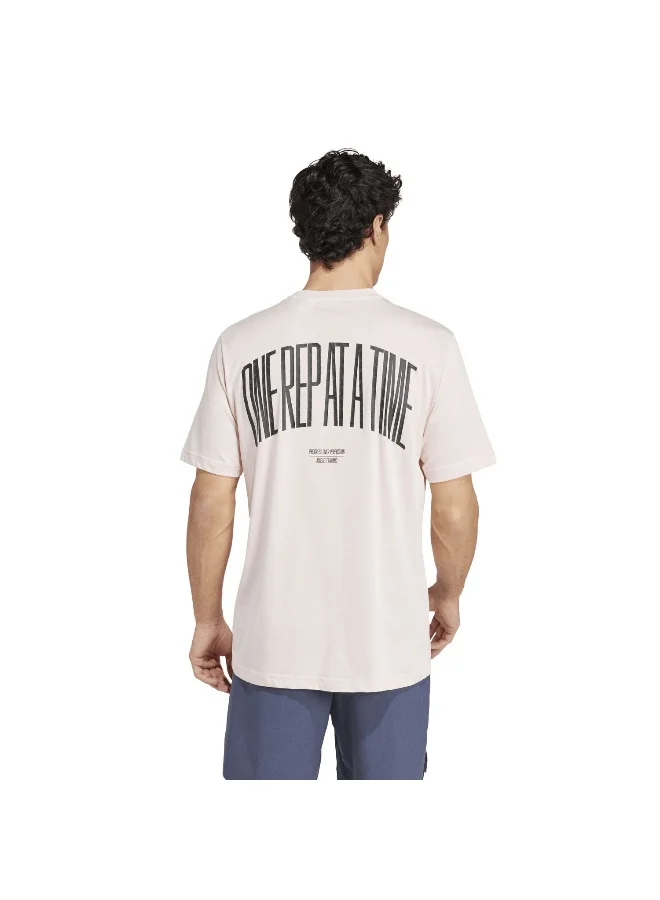Adidas M Str G T Pink Training T-Shirts 2XS