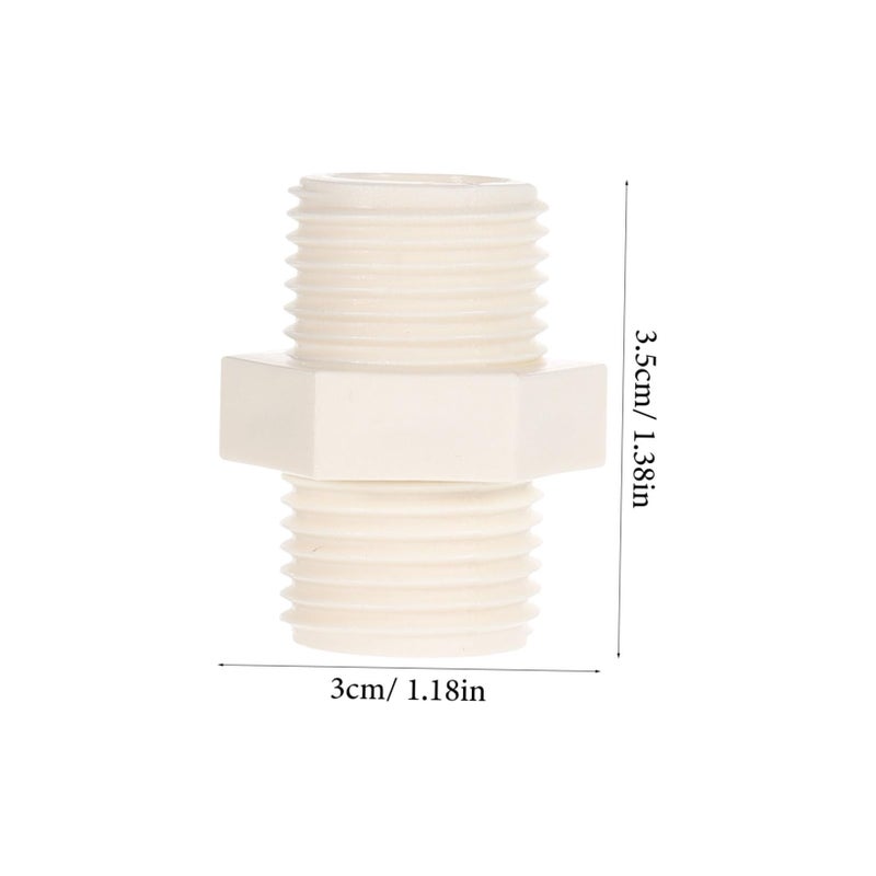 20 Pack Garden Hose Connectors Double Headed External Teeth Reusable Water Pipe Adapters - Image 3