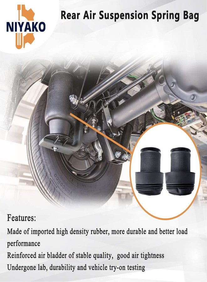 Niyako Pair Rear Left & Right Air Suspension Spring Replacement# 𝟑𝟕𝟏𝟐𝟔𝟕𝟗𝟓𝟎𝟏𝟑 𝟑𝟕𝟏𝟐𝟔𝟕𝟗𝟓𝟎𝟏𝟒 Fit X5 F15 X6 F16 - Image 2