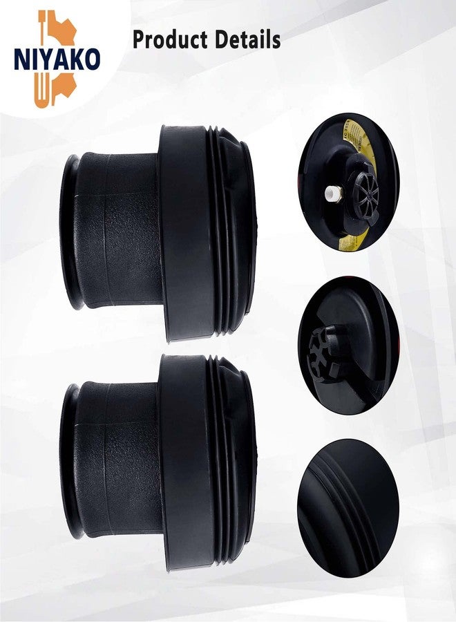 Niyako Pair Rear Left & Right Air Suspension Spring Replacement# 𝟑𝟕𝟏𝟐𝟔𝟕𝟗𝟓𝟎𝟏𝟑 𝟑𝟕𝟏𝟐𝟔𝟕𝟗𝟓𝟎𝟏𝟒 Fit X5 F15 X6 F16 - Image 4