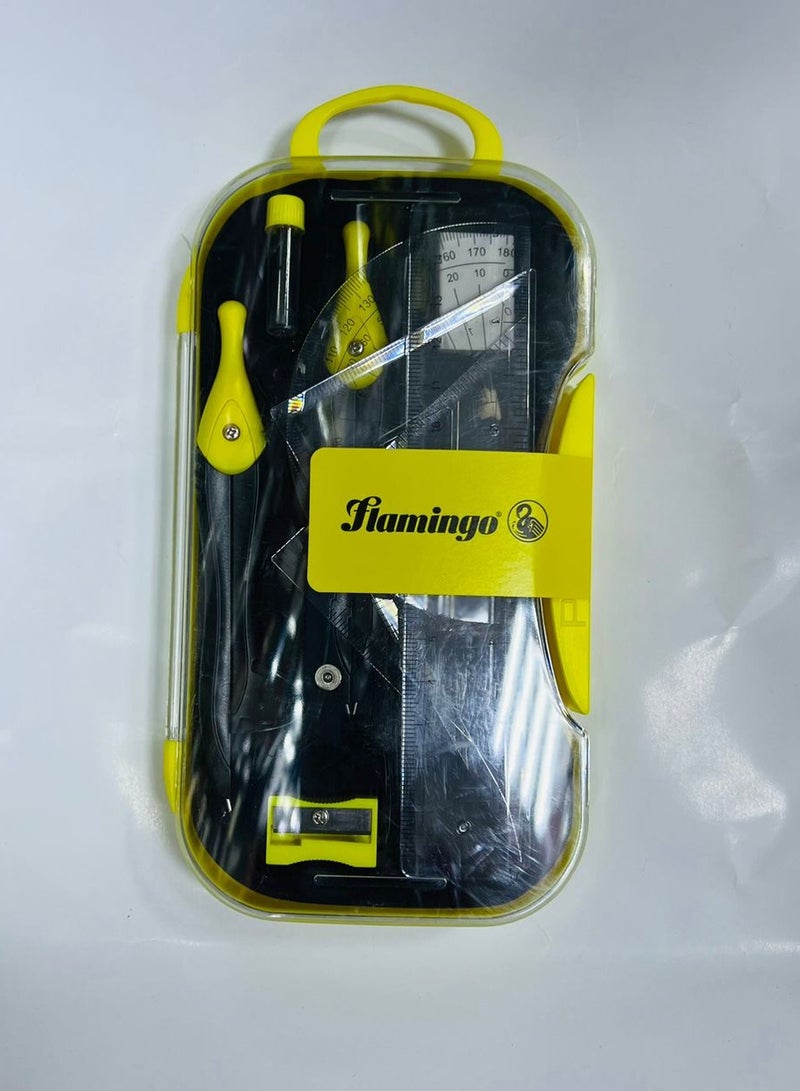 Flamingo Mathematical Drawing Instruments Multicolor for School and Office Uses - Image 1