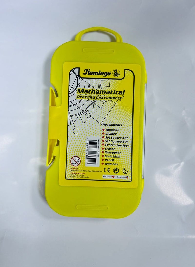 Flamingo Mathematical Drawing Instruments Multicolor for School and Office Uses - Image 2