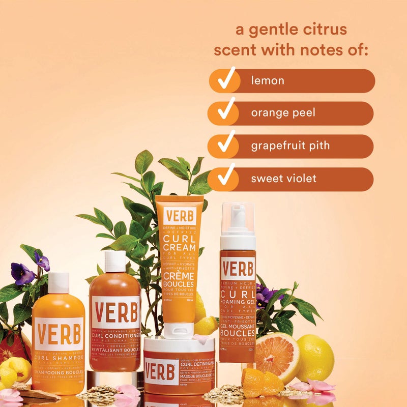 VERB Curl Defining Mask, 6.5 fl oz - Curl Definition + Retention - Moisturize + Reduce Frizz - Vegan, No Parabens or Harmful Sulfates - Image 2