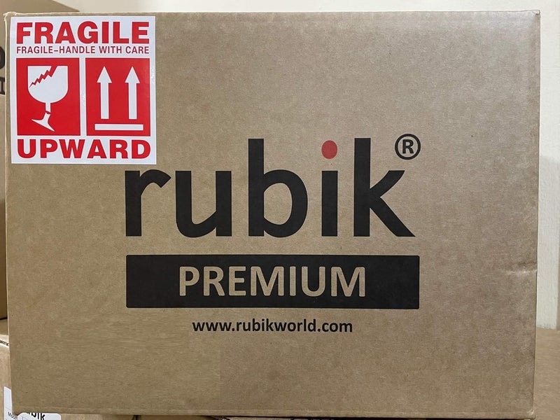 Rubik 250pc Large Fragile Stickers 10 x 10cm, Handle With Care Upward Warning Labels For For Safe Shipping Packing Boxes Luggage - Image 4
