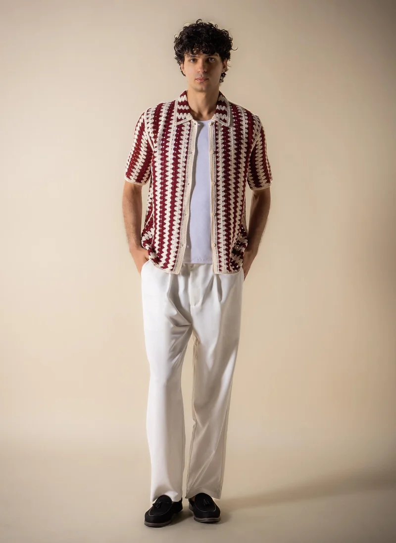 شايبس HANDMADE EMBROIDERED SHIRT