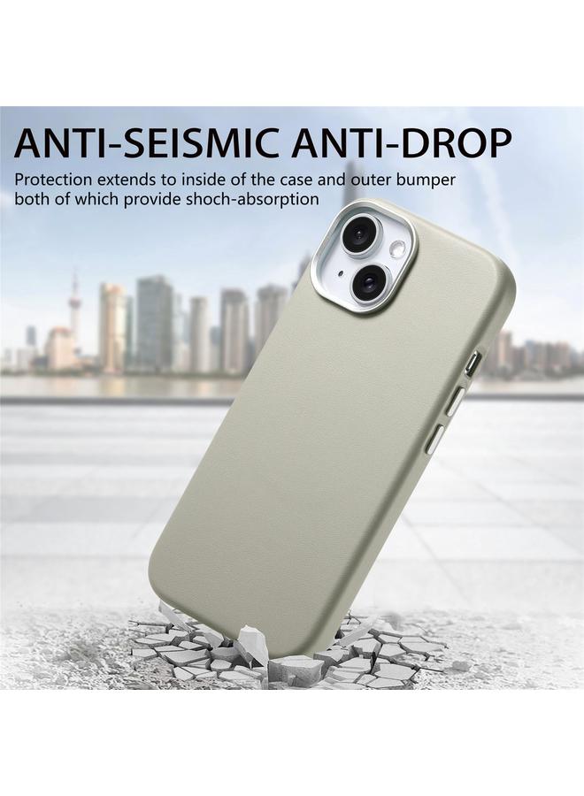 S-TOP Case For iPhone 15 Electroplated Metal Button MagSafe Phone Case - Image 3