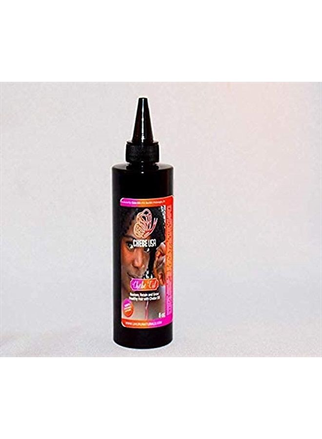 Uhuru Naturals Chebe Oil (8oz) – African Chebe Serum Treatment w/Ostrich, Olive & Essential Oils - Natural Repair, Growth & Moisture For Dry Scalp & Hair (8oz)  - Image 1