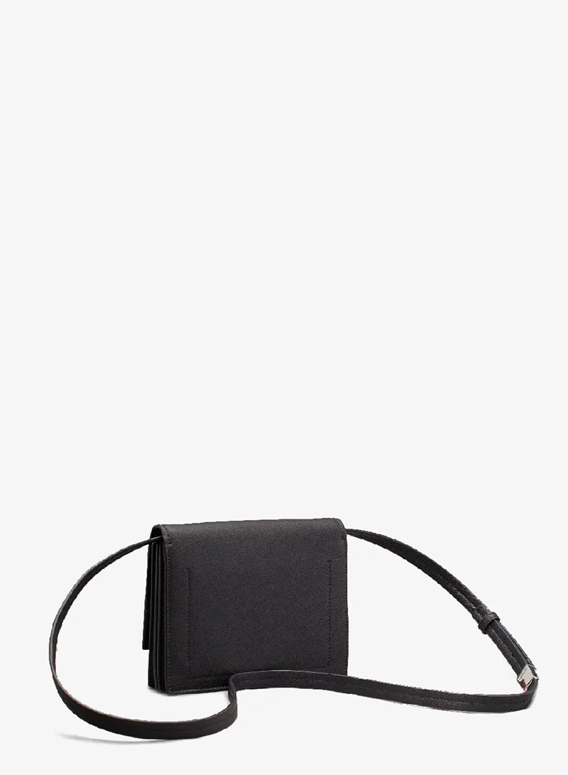 CALVIN KLEIN Saffiano Crossbody Bag