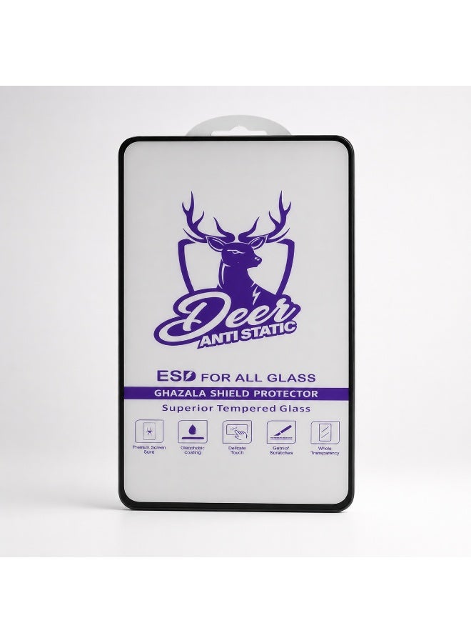 Deer ESD Anti-Static 9H Tempered Glass Screen Protector for Realme 8 Pro - Full Coverage with Black Frame - Image 2