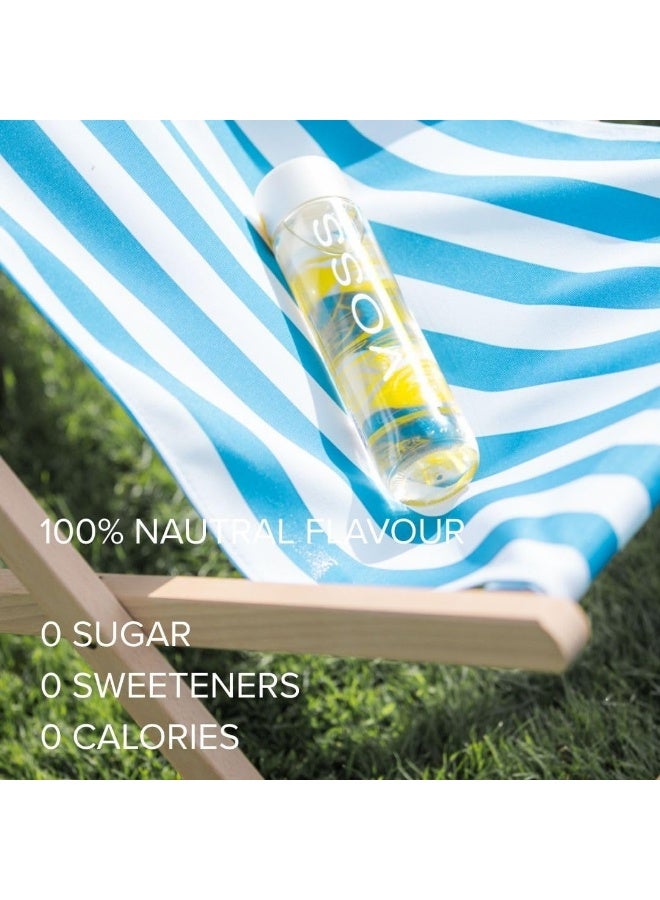 Voss Lemon Cucumber Flavoured Sparkling Water, Pack of 12 x 375ml Original Glass Bottles, Zero Calories, No Sugar, Naturally Sourced - Image 2