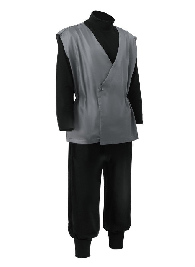 C-ZOFEK Mens Black Cosplay Costume Anime Kung Fu Suit (X-Large) - Image 4