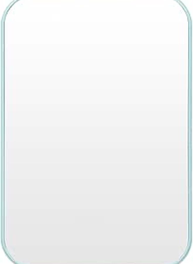 Foldable Makeup Mirror Portable Desktop Table Mirror Large Nordic Blue HD for Travel Dormitory - Image 1