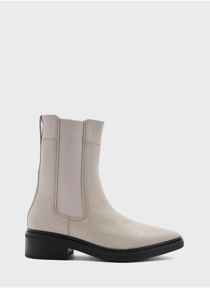 CALVIN KLEIN Pointed Toe Ankle Boots