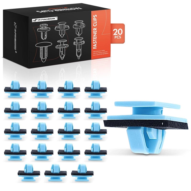 A-Premium 20PCS Nylon Door Moulding Clip Retainer Set - Image 1