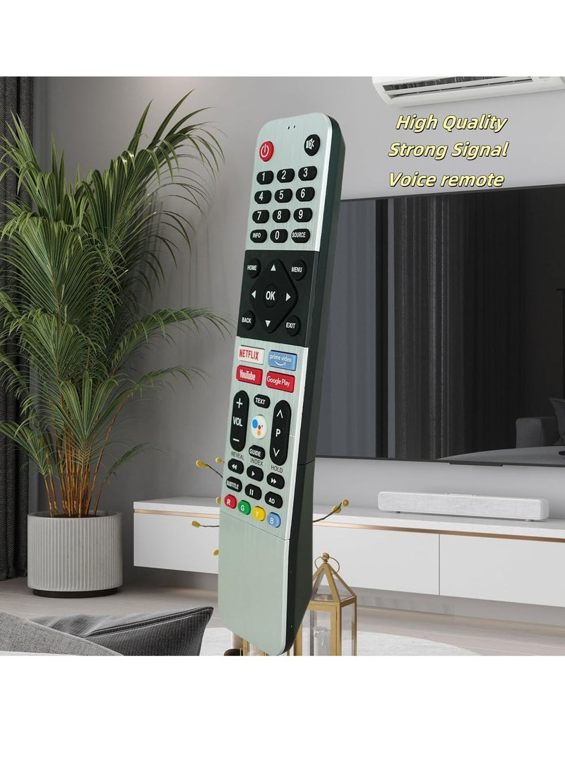 ELTRAZONE Voice Universal Replacement Remote for Android Smart TVs – Compatible with 50UC6200, 43UB5500, 43UB5550, 43UB5560, 50UB5500, 50UB5550, 50UB5560 – Features Voice Control, Quick Pairing, Long-Range Signal, Ergonomic Design, and Easy Navigation for Effortless Setup and an Enhanced Home Entertainment Experience - Image 4