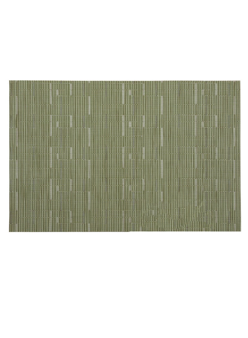 6-Piece Crossweave Placemat Set Green 45 x 30centimeter - Image 2