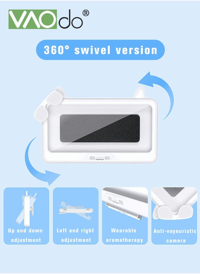VAOdo Waterproof Shower Phone Holder, 360° Rotatable Adjustable Rainproof Phone Case No Punching Anti-Fog High Sensitivity Touch Screen Phone Holder. Suitable for Bathroom Wall Mirror Bathtub Kitchen  - Image 5