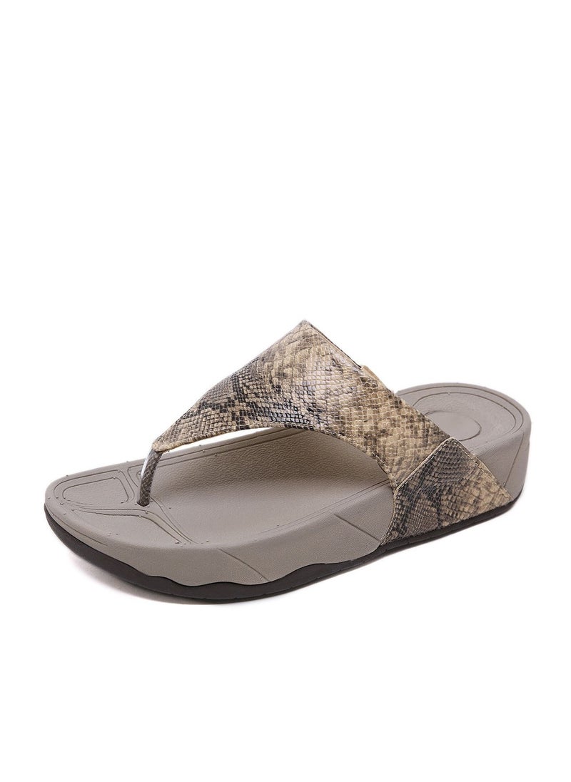 Loquat - Leopard Print Wedges For Women Multicolour - Image 1