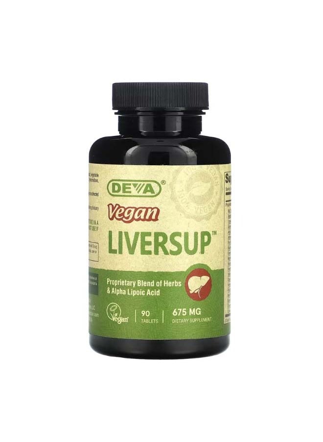 Deva Vegan Liversup 675 mg  90 Tablets  - Image 1