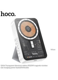 Q10-A Magnetic Wireless Fast Charging Power Bank Transparent Discovery Edition PD 20W 10000mAh Compact With High-Capacity, Portable Charger for Smartphones - white - pzsku/ZB00E699B1F1EE1C298BBZ/45/_/1730992331/81d6729f-3df1-42a8-8f8e-01cd6bcff8d7