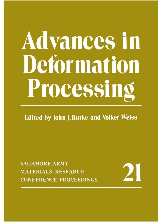 Advances in Deformation Processing 