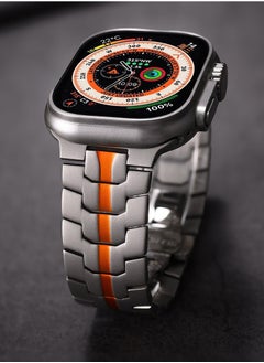 Silver + Orange