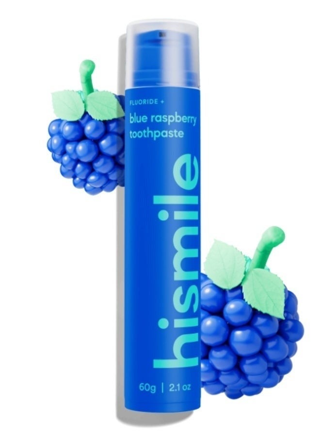 Hismile Blue Raspberry Flavoured Toothpaste With Fluoride 60 ml