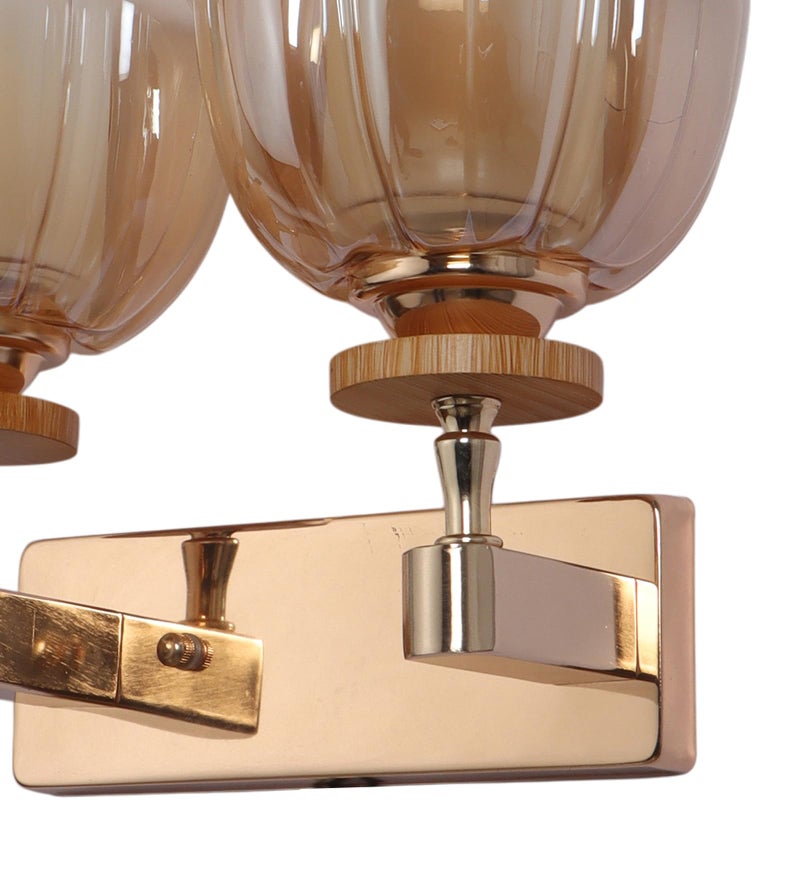 ELIANTE ELAINTE Premium Wall Light | | Elegant Glass Wall Lamp for Living Room & Hallway | 3 Years Warranty | Free Bulb (Tany-Double) - Image 5