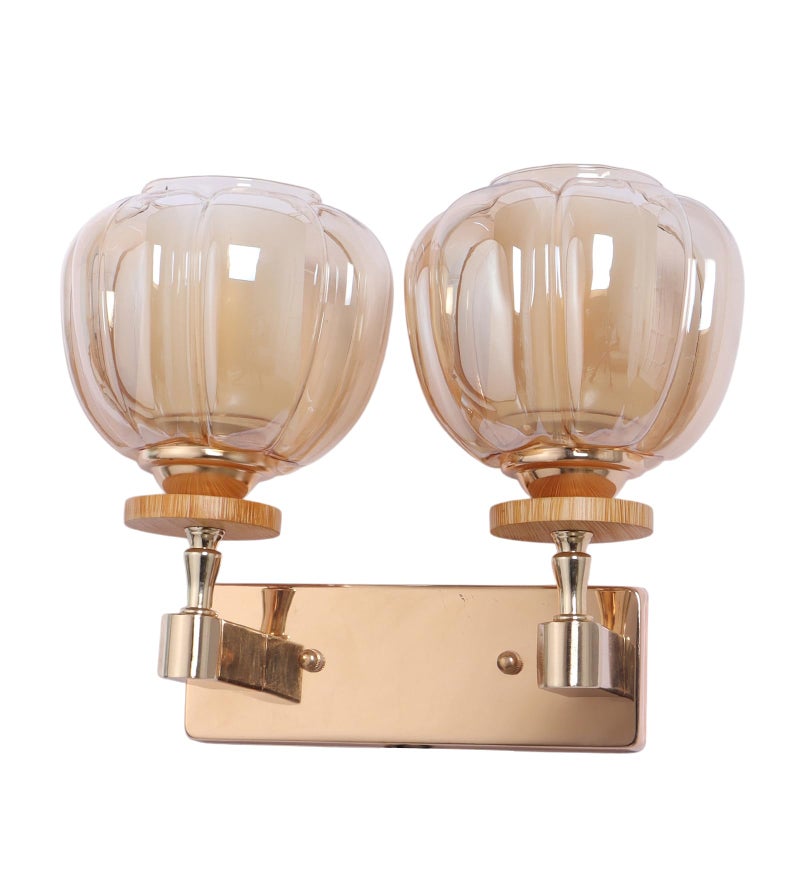 ELIANTE ELAINTE Premium Wall Light | | Elegant Glass Wall Lamp for Living Room & Hallway | 3 Years Warranty | Free Bulb (Tany-Double) - Image 4