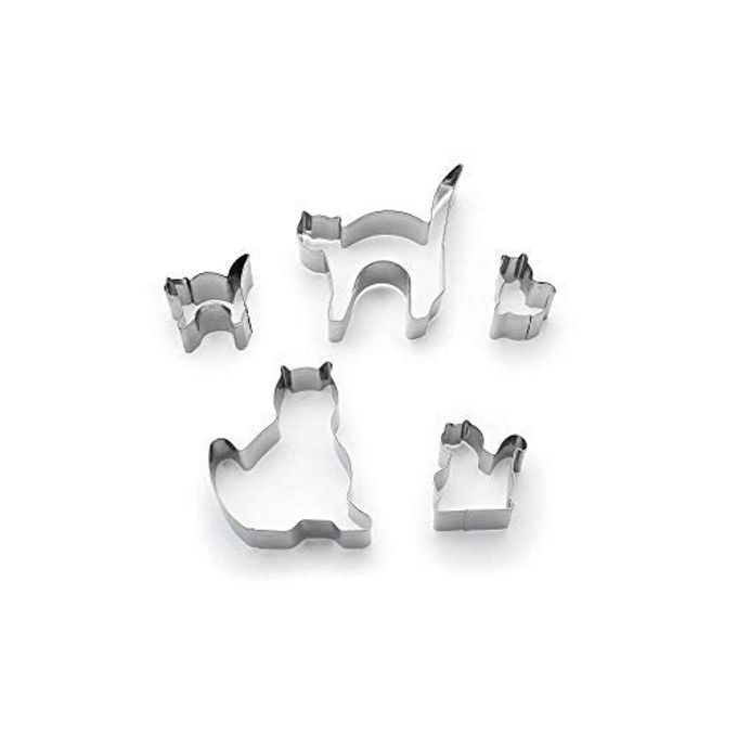 Fox Run 5-Piece Cat Cookie Cutter Set - Image 2