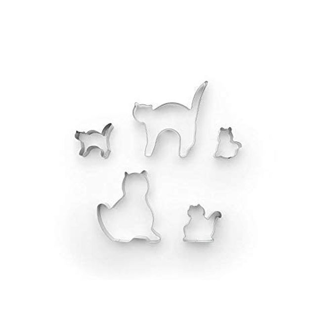 Fox Run 5-Piece Cat Cookie Cutter Set - Image 3