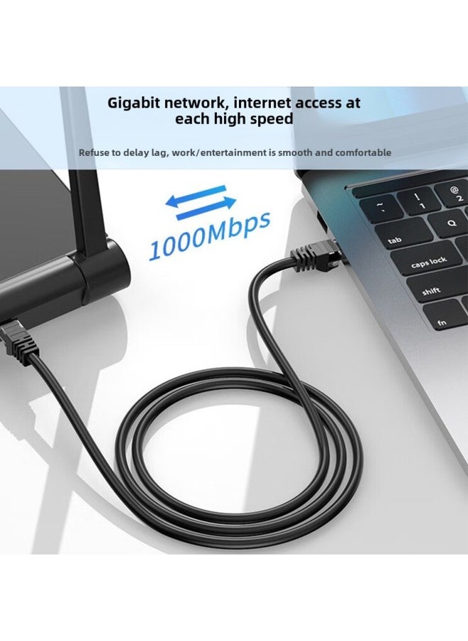 Generic Class 6 Network Cable Gigabit High-speed Network Broadband Class 6 UTP Home Computer Router Home Engineering Monitoring Line-Color:White-Line Length:0.5m  - Image 3