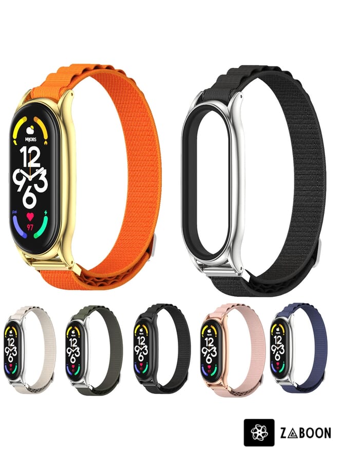 Zaboon Xiaomi Mi Band 7 / 7 NFC MIJOBS PLUS Nylon Breathable Watch Band - Image 3