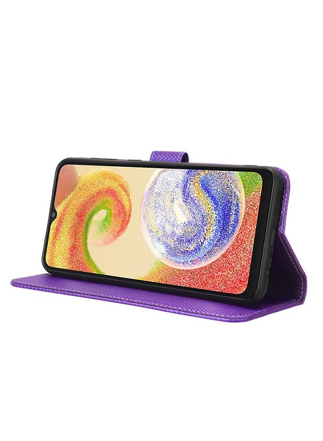 X-level Samsung Galaxy A05 4G Phone Case Cover with Full Body Camera Len Protector PU Leather Wallet Card Holder Shockproof Protective Back Cover with Release Hand Phone Holder Daily Video Kickstand  - Image 4