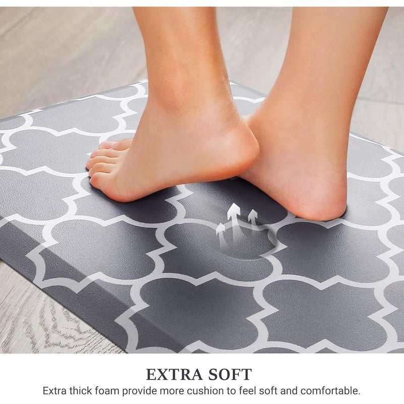 Kitchen Mat and Rugs Cushioned Anti-Fatigue,17.3x 28,Non Slip Waterproof Ergonomic Comfort Mat for Kitchen, Floor Home, Office, Sink, Laundry (C) - Image 5