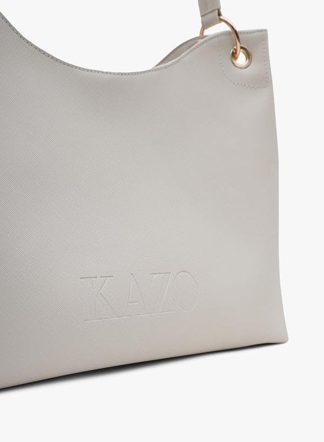 Kazo Margo Shoulder Bag | Off White - Image 4
