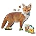 Madd Capp LiL FOX 100 Piece Jigsaw Puzzle For Ages 5  4001  Unique AnimalShaped Border Poster Size when completed Puzzle Pieces Are Oversized For Easy Handling Includes Educational Fun Facts - Image 4