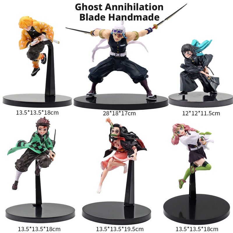 مجسمات PVC من Demon Slayer تانجيرو نيزوكو زينيتسو ديكور مكتب - Image 1