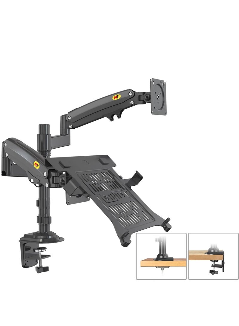 NB Argoflex NB H180 FP Dual Arm Shock Absorber 22 27 Inch Laptop Stand 10 17 Metal - Image 4