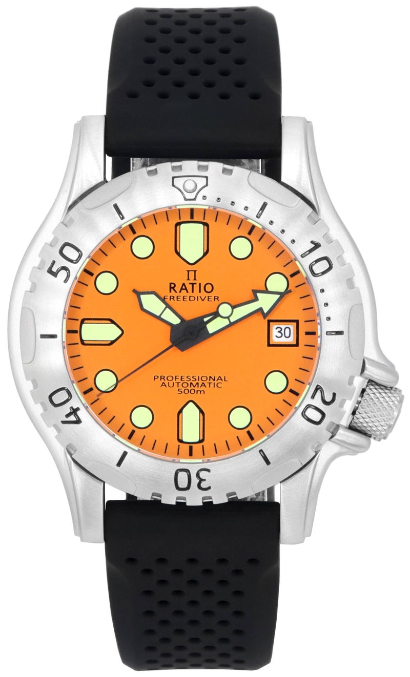 Ratio FreeDiver Professional Automatic Diver's RTF017 500M Men's Watch - Image 1