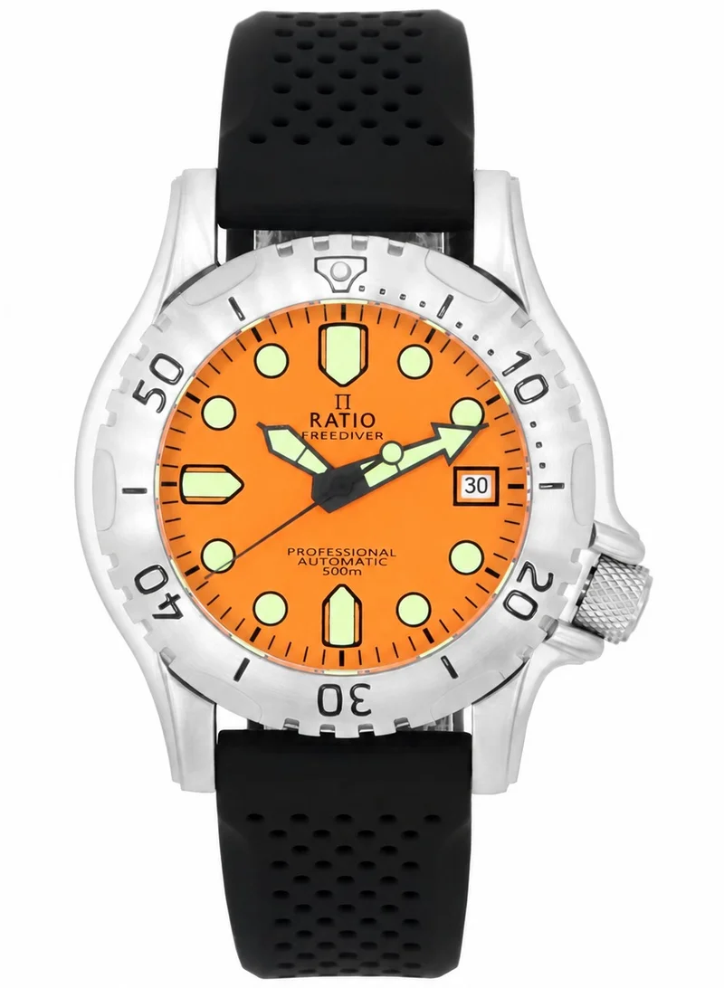 Ratio FreeDiver Professional Automatic Diver's RTF017 500M Men's Watch