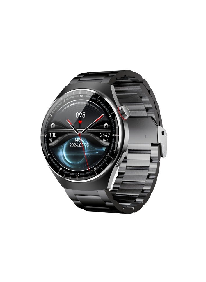 Oteeto AMOLED Full Screen Smart Watch Supports 4G and Bluetooth Calls, Smart Health Monitoring, Long Range Battery, Stylish Design, Android & iPhone – Watch 4 Pro Edition - Image 1