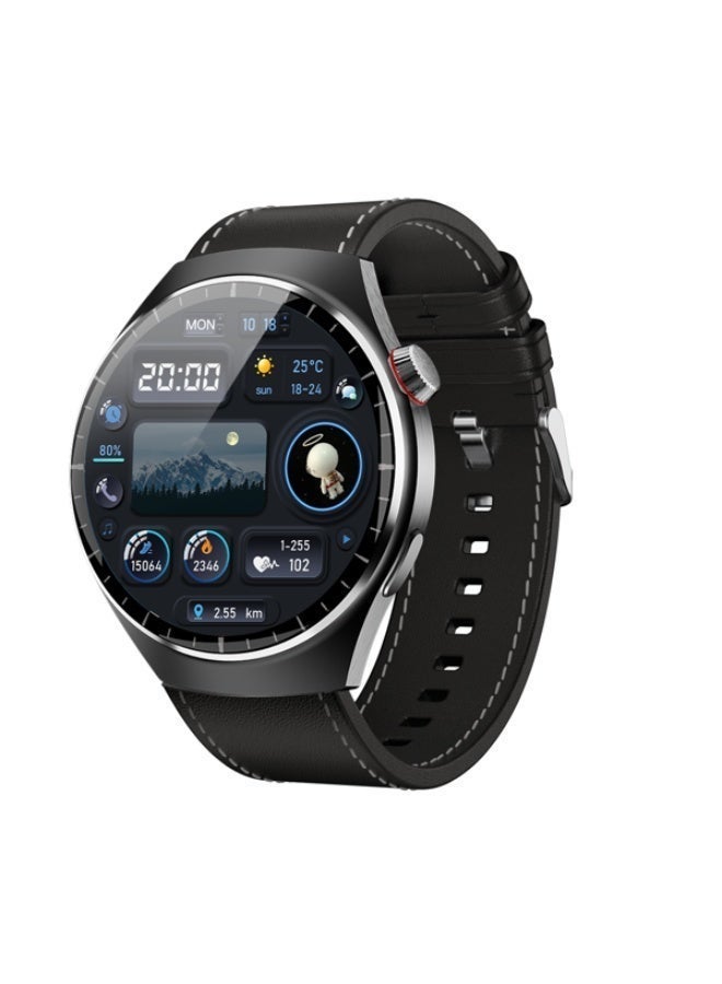 أوتيتو ساعة ذكية بشاشة كاملة AMOLED تدعم المكالمات والبلوتوث، مراقبة صحية ذكية، بطارية طويلة المدى، تصميم أنيق، متوافقة مع أندرويد وآيفون – إصدار Watch 4 Pro - Image 2