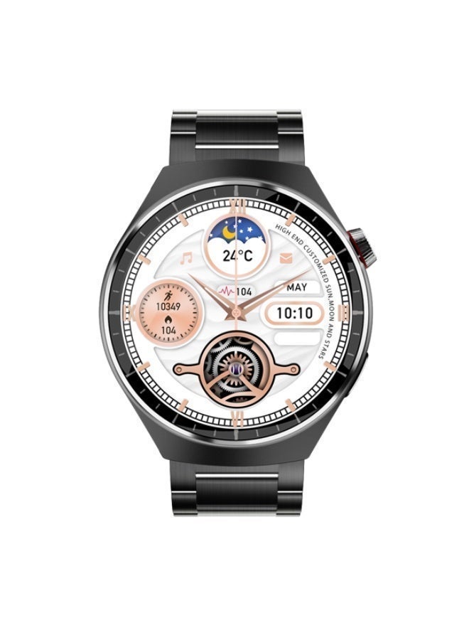 أوتيتو ساعة ذكية بشاشة كاملة AMOLED تدعم المكالمات والبلوتوث، مراقبة صحية ذكية، بطارية طويلة المدى، تصميم أنيق، متوافقة مع أندرويد وآيفون – إصدار Watch 4 Pro - Image 3