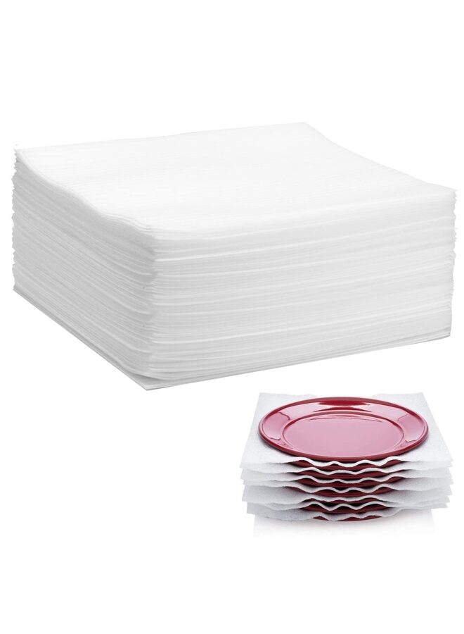 50 PCS 12”x12” Foam Wrap Sheets for Packing Moving Supplies, Cushion Foam Wrap Packing Foam for Dishes, China, Glassware - Image 2