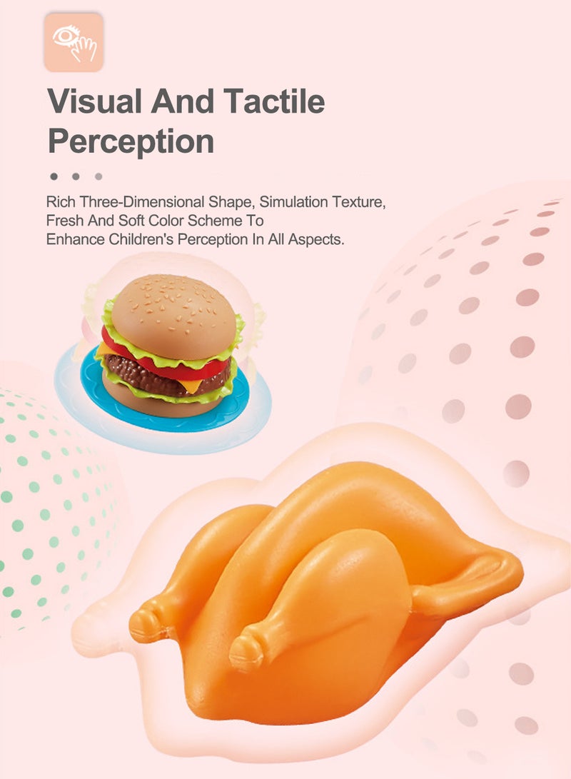 ما بيبي الأطفال يلعبون بيت محاكاة الصوت والضوء رذاذ مطبخ صغير ألعاب الطبخ الأولاد والبنات القلي الطبخ ألعاب تعليمية - Image 5