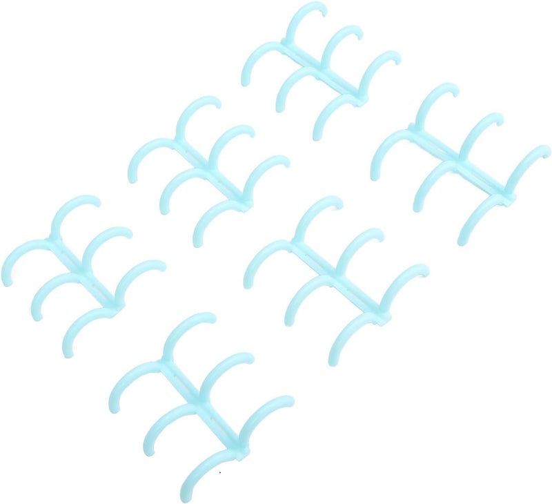 50PCS Comb Binding Spine 16mm 3 Rings, PP Book Binder Spine for Reports Presentations, Cuttable Design with Excellent PP Material, Compatible with A4 A5 A6 A7 B5 Paper (Light Green) - Image 3