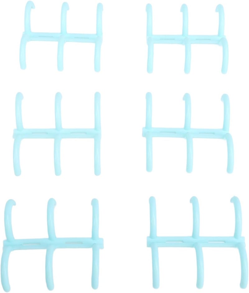 50PCS Comb Binding Spine 16mm 3 Rings, PP Book Binder Spine for Reports Presentations, Cuttable Design with Excellent PP Material, Compatible with A4 A5 A6 A7 B5 Paper (Light Green) - Image 5