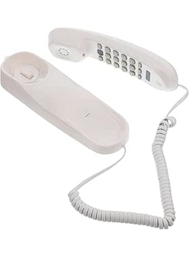 MAGICLULU Wall Mount Corded Telephone With Loudspeaker For Home Office Hotel Bathroom Use White - Image 1